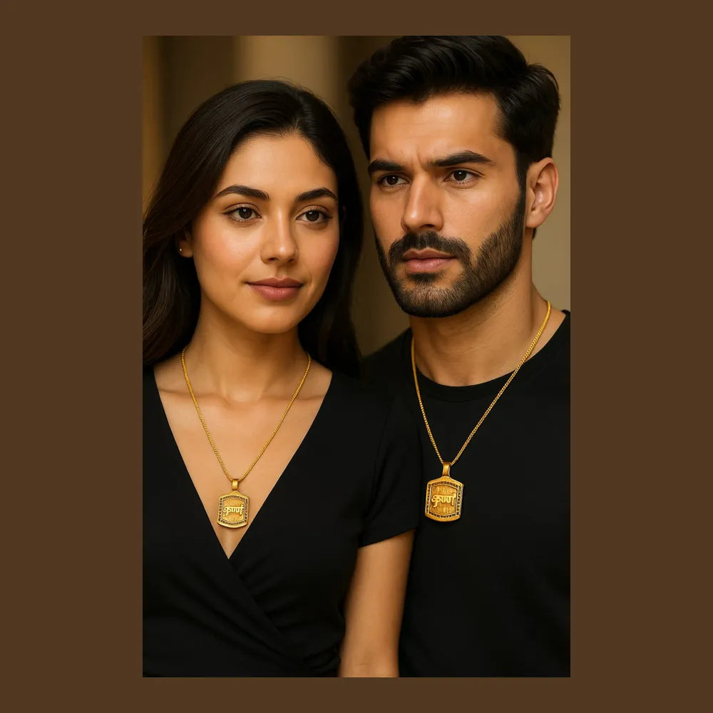 Krishna Ji Locket for Men & Women | Premium Gold-Plated Pendant