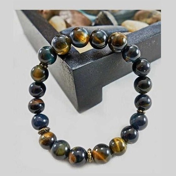Unisex Tiger Eye Bracelet – Strength, Confidence, and Timeless Style – Anti Tarnish