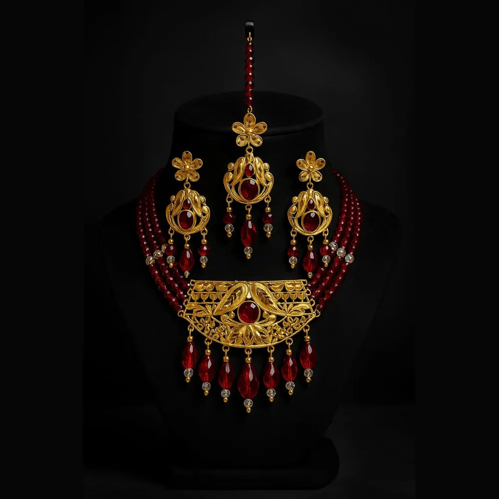 Zhome RealGold plated designer jewellery with fine handwork and premium finishing.
