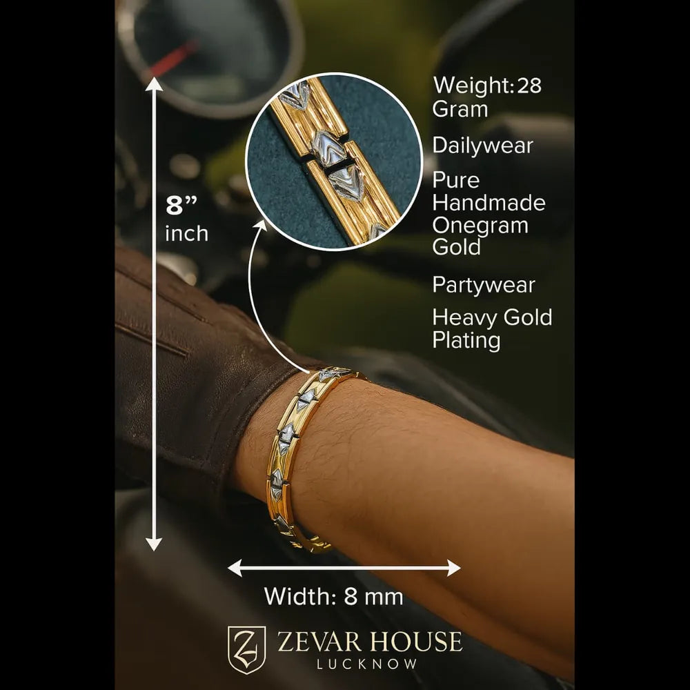 Product image of Premium Onegram Gold Bracelet Men 8Inch – image 8