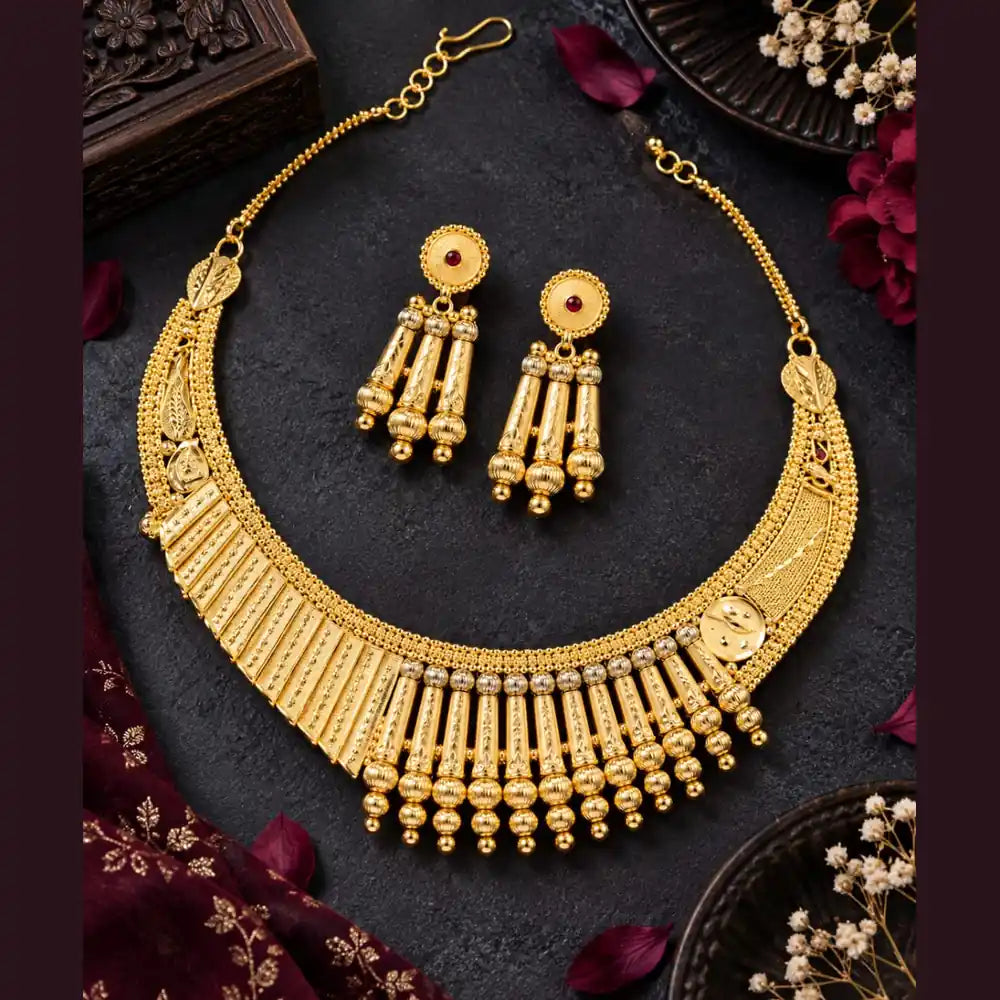 24 Carat Gold-Plated Real Stunning Necklace – Timeless Elegance Redefined