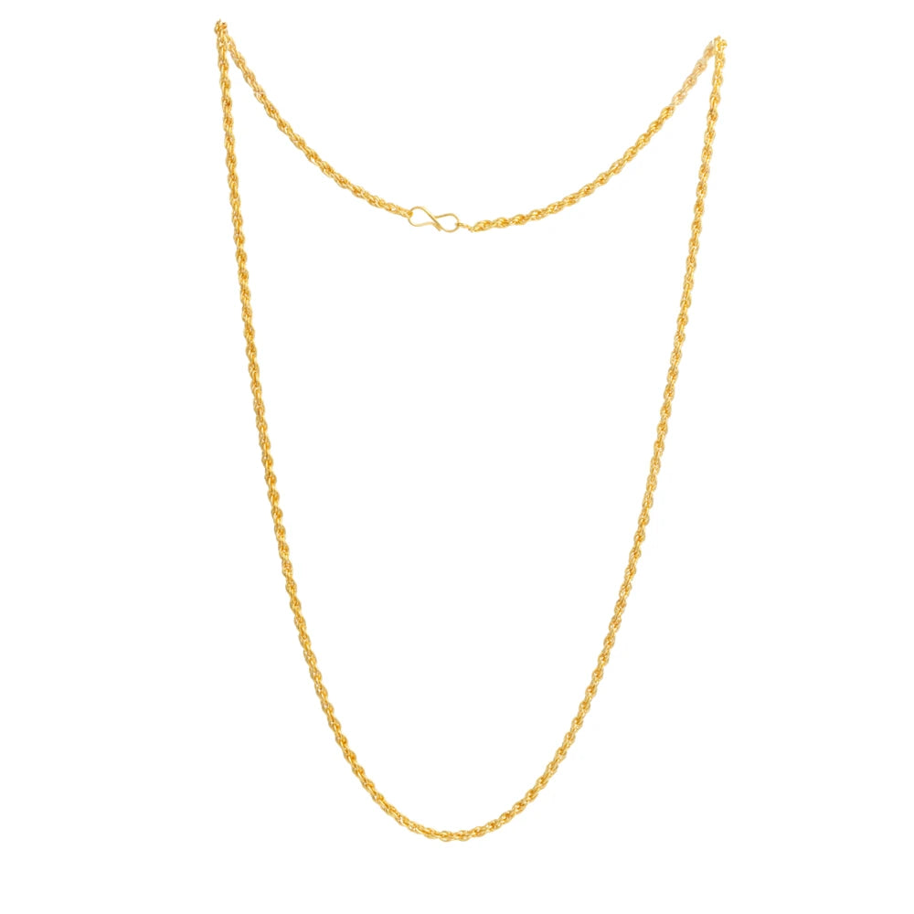 Royal Gold-Plated Chain for Men – 22K Shine