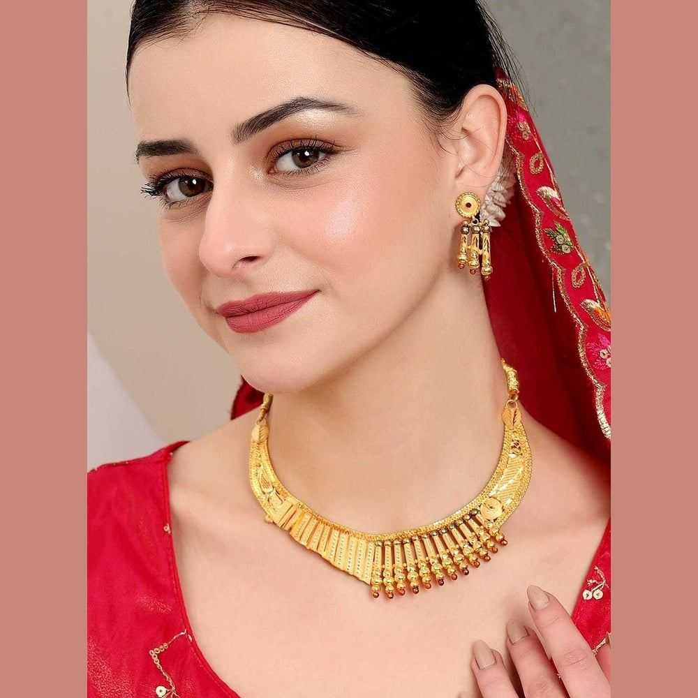 24 Carat Gold-Plated Real Stunning Necklace – Timeless Elegance Redefined – Anti Tarnish