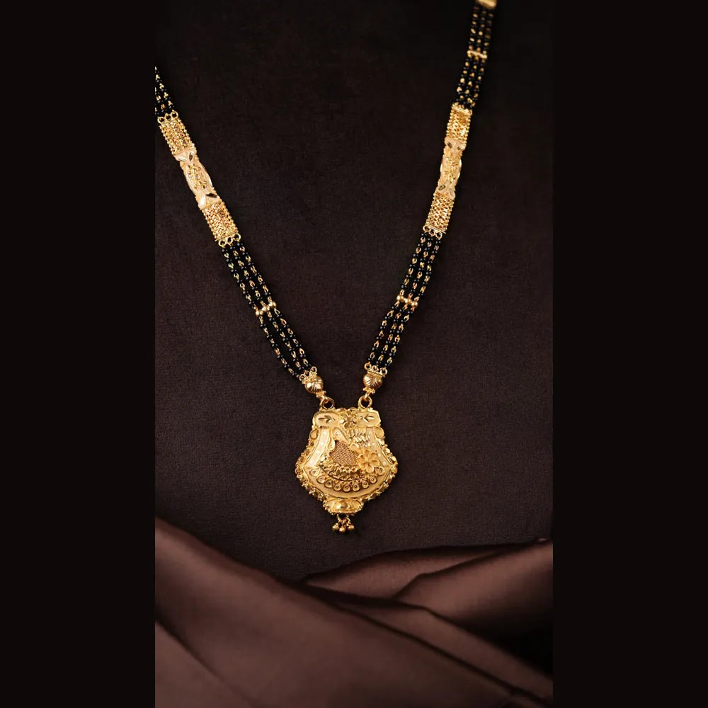 Product image of Antique Gold Plated Temple Jewellery Set For Brides Traditional South Indian Look – image 5