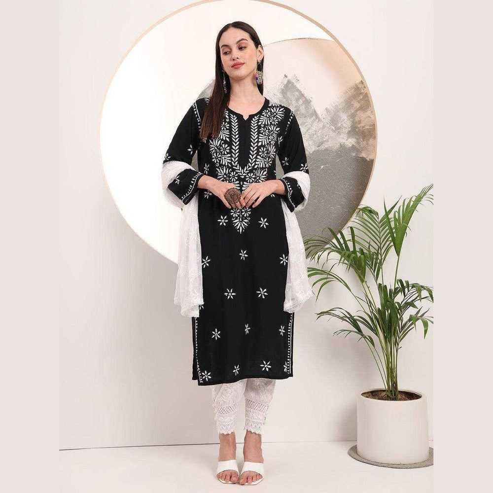 Buy Lucknowi Chikan Kurti Online - Stylish & Elegant Ethnic Wear for Women