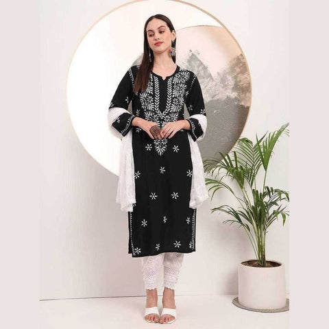 Buy Lucknowi Chikan Kurti Online - Stylish & Elegant Ethnic Wear for Women