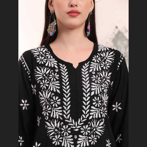 Buy Lucknowi Chikan Kurti Online - Stylish & Elegant Ethnic Wear for Women