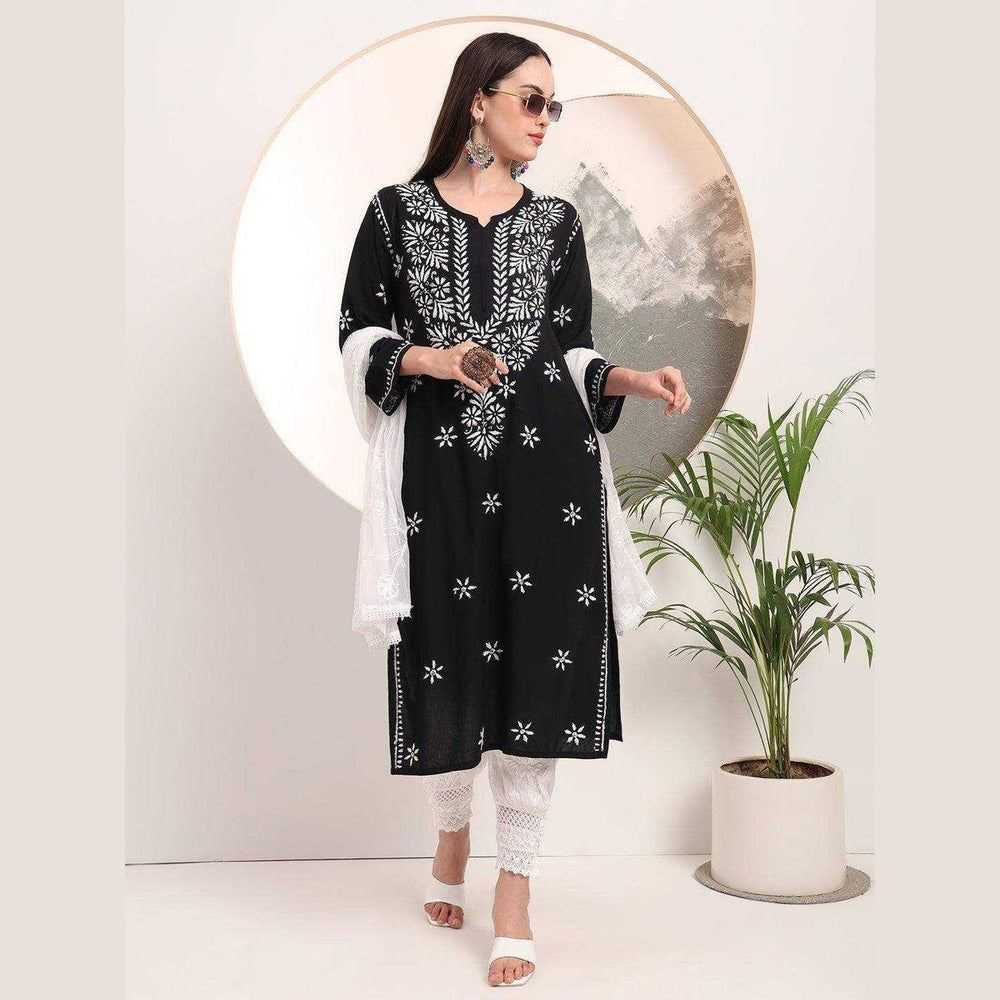 Buy Lucknowi Chikan Kurti Online - Stylish & Elegant Ethnic Wear for Women