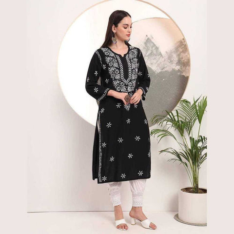 Buy Lucknowi Chikan Kurti Online - Stylish & Elegant Ethnic Wear for Women