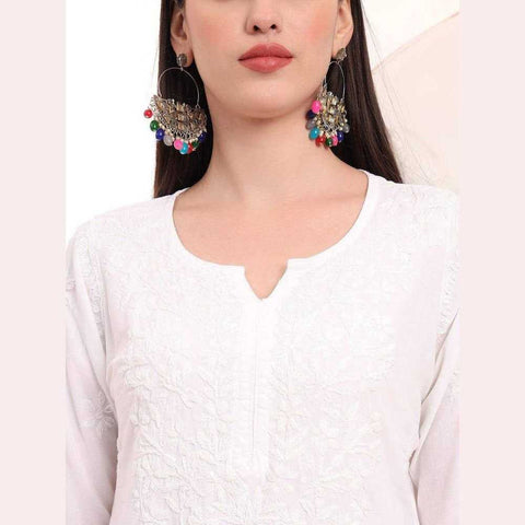 Buy Lucknowi Chikan Kurti Online - Stylish & Elegant Ethnic Wear for Women