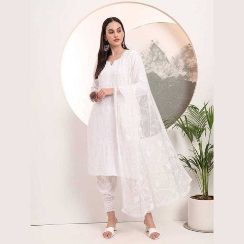 Buy Lucknowi Chikan Kurti Online - Stylish & Elegant Ethnic Wear for Women