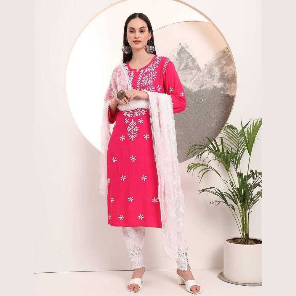 Buy Lucknowi Chikan Kurti Online - Stylish & Elegant Ethnic Wear for Women