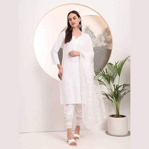 Buy Lucknowi Chikan Kurti Online - Stylish & Elegant Ethnic Wear for Women