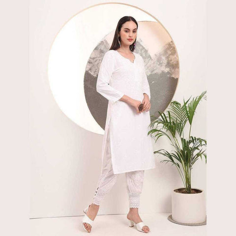 Buy Lucknowi Chikan Kurti Online - Stylish & Elegant Ethnic Wear for Women