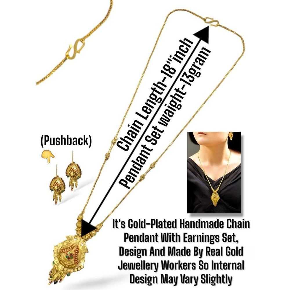 Elegant Gold-Plated Chain Pendants – Timeless Beauty for Every Occasion