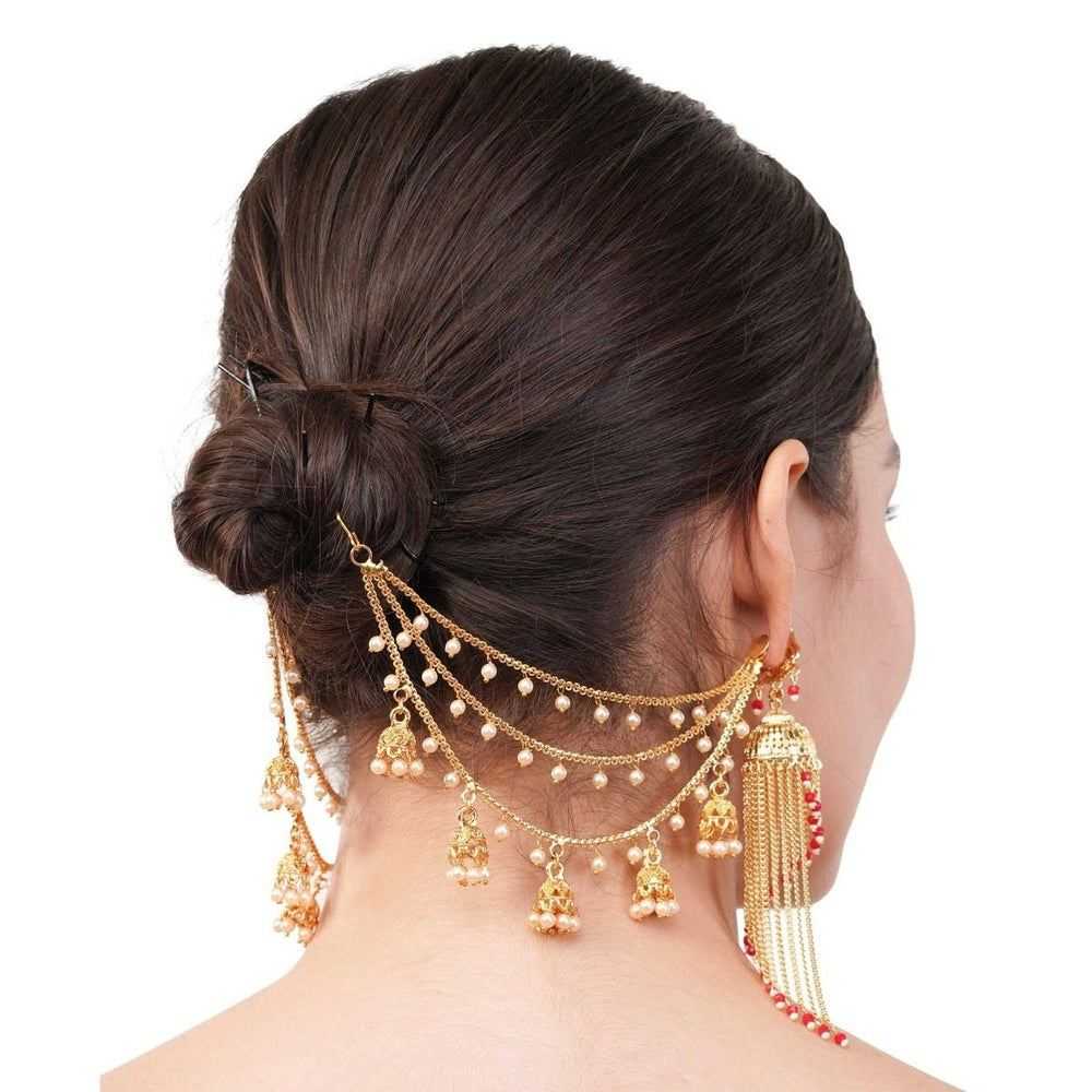 Elegant Hair Accessories with Ear Support - Stylish & Comfortable Designs