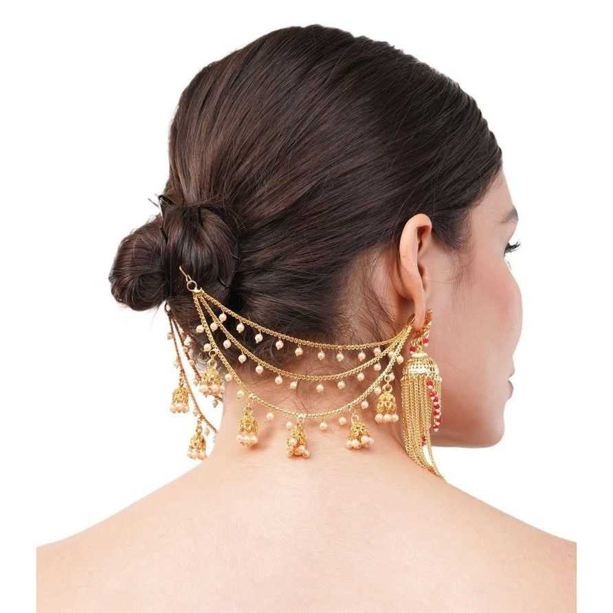 Elegant Hair Accessories with Ear Support - Stylish & Comfortable Designs