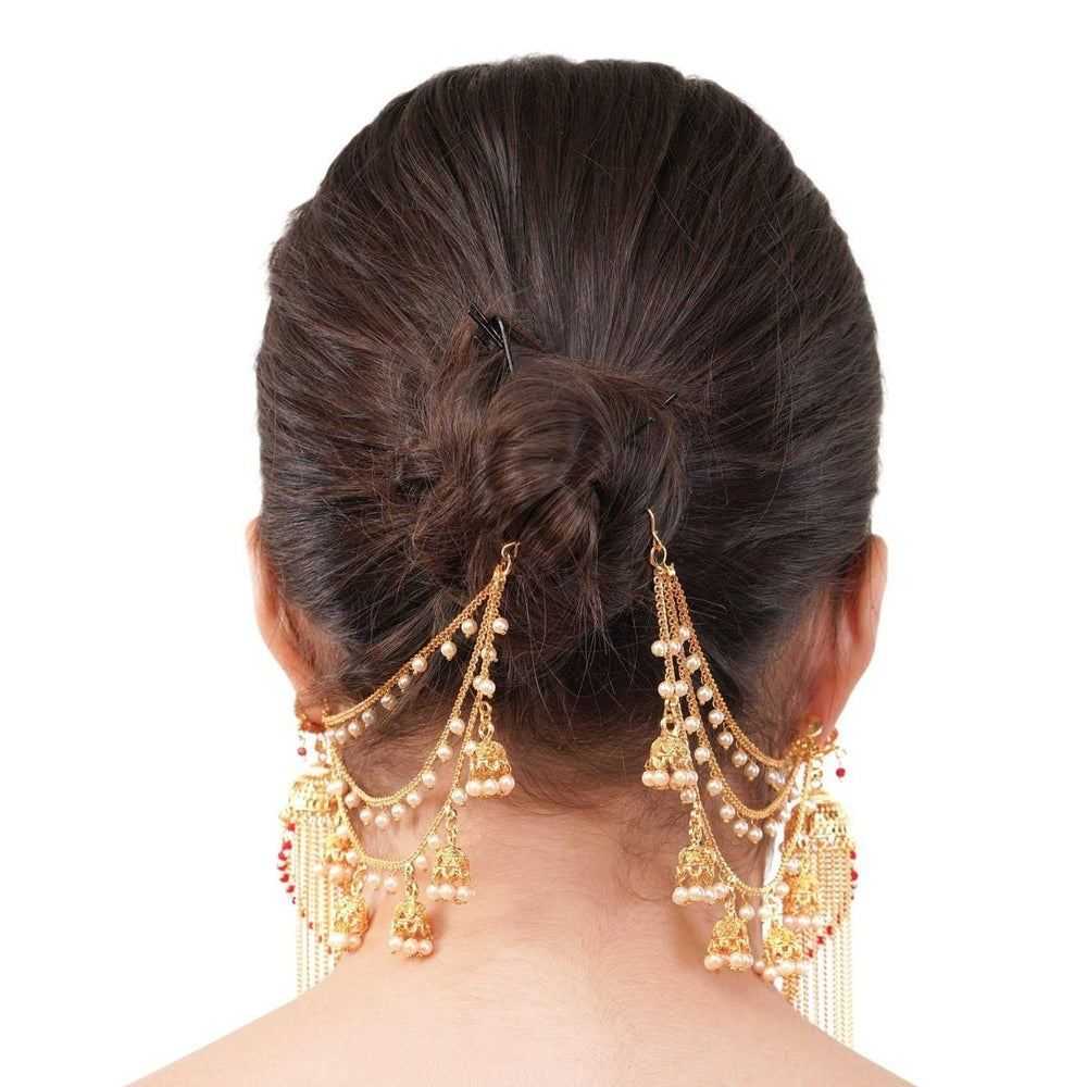 Elegant Hair Accessories with Ear Support - Stylish & Comfortable Designs
