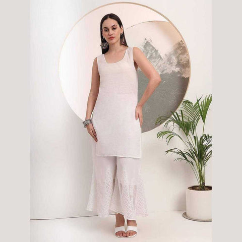Elegant Sharara Garara Set with Dupatta, Inner, and Stylish Kurti – Perfect for Every Occasion