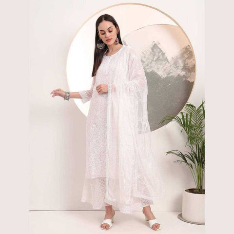 Elegant Sharara Garara Set with Dupatta, Inner, and Stylish Kurti – Perfect for Every Occasion