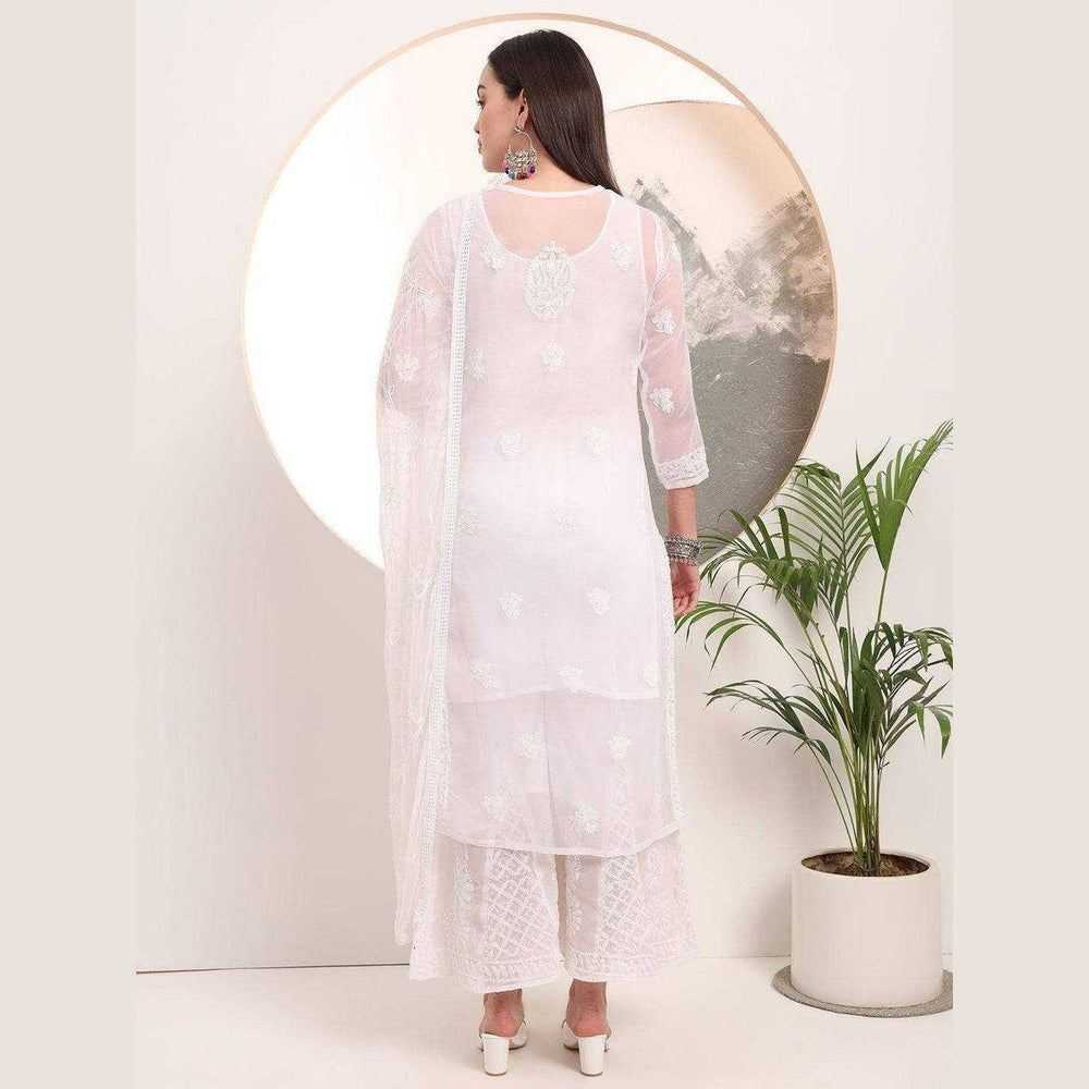 Elegant Sharara Garara Set with Dupatta, Inner, and Stylish Kurti – Perfect for Every Occasion