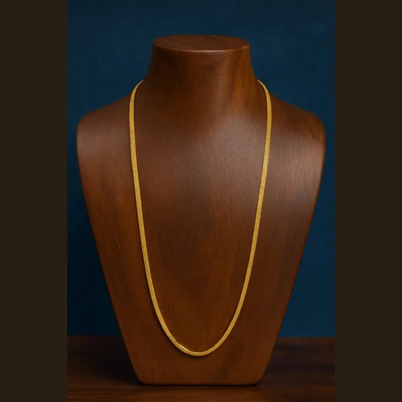 Gold-Plated Chain for Men & Women – Daily Wear 28 inch