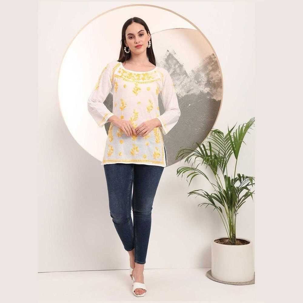 Pure Handmade Short Kurti Tops by Zome – Stylish, Comfortable