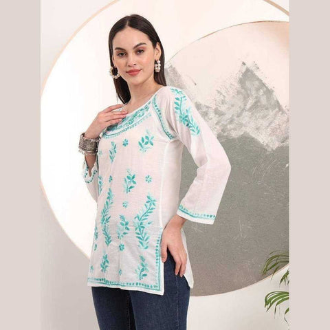 Pure Handmade Short Kurti Tops by Zome – Stylish, Comfortable