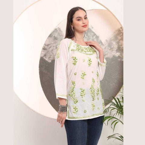 Pure Handmade Short Kurti Tops by Zome – Stylish, Comfortable