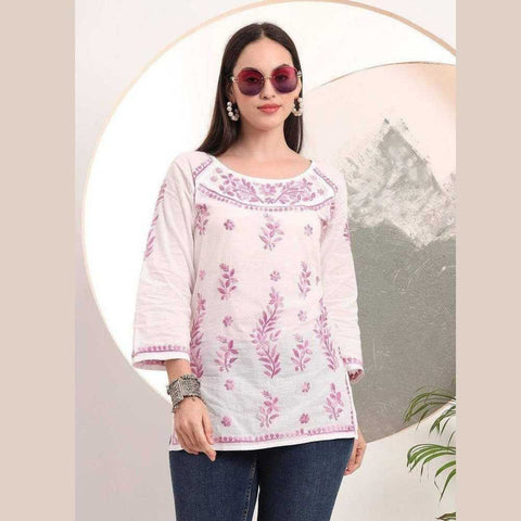 Pure Handmade Short Kurti Tops by Zome – Stylish, Comfortable