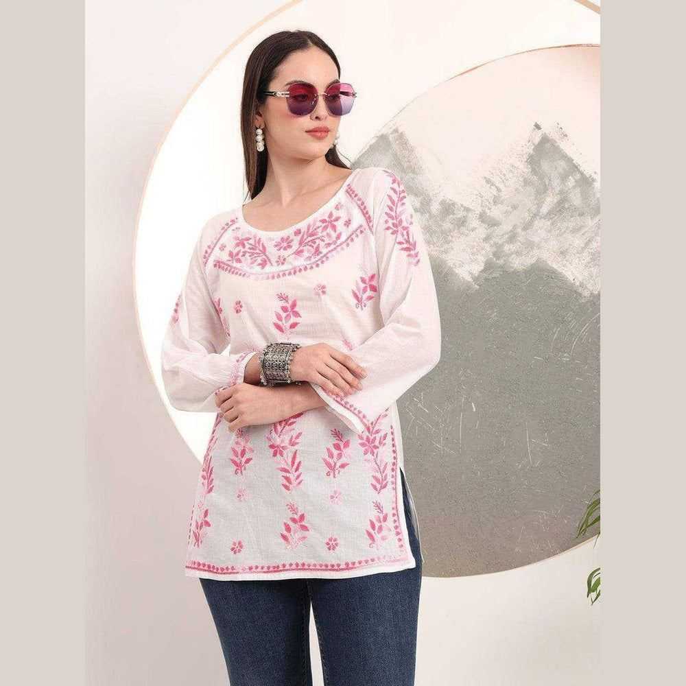Pure Handmade Short Kurti Tops by Zome – Stylish, Comfortable