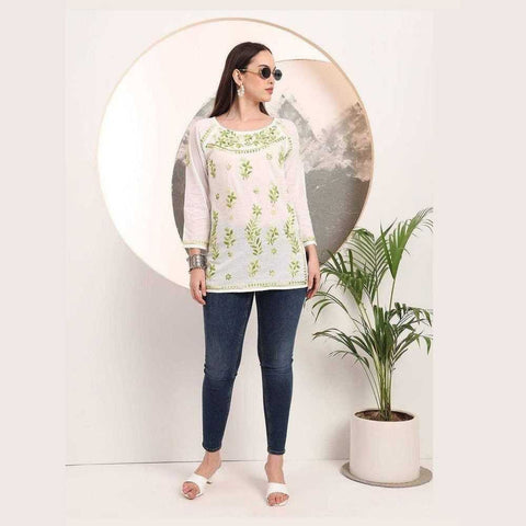 Pure Handmade Short Kurti Tops by Zome – Stylish, Comfortable