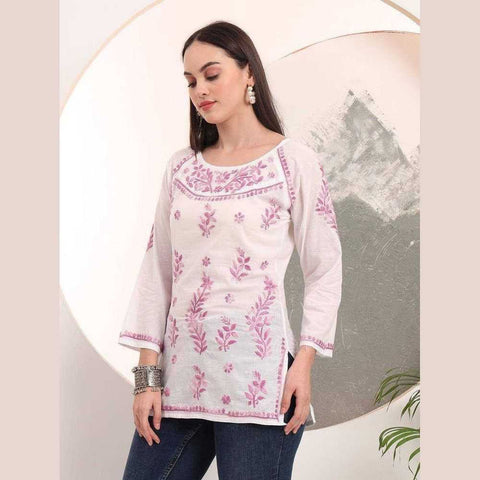 Pure Handmade Short Kurti Tops by Zome – Stylish, Comfortable
