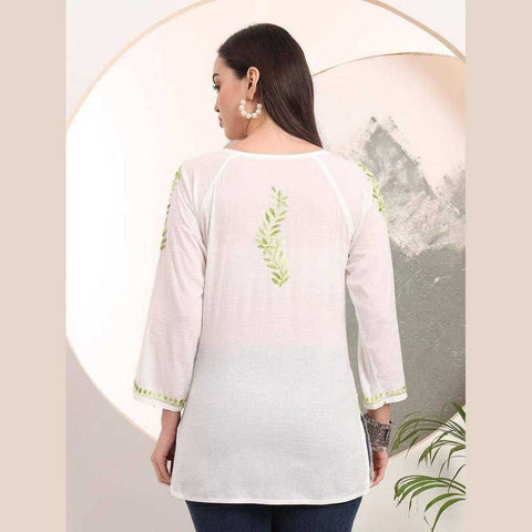 Pure Handmade Short Kurti Tops by Zome – Stylish, Comfortable