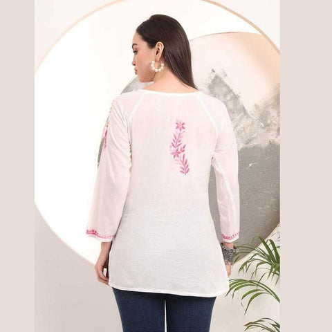 Pure Handmade Short Kurti Tops by Zome – Stylish, Comfortable