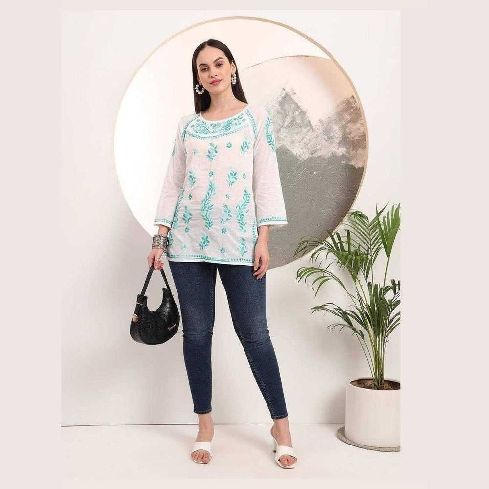 Pure Handmade Short Kurti Tops by Zome – Stylish, Comfortable