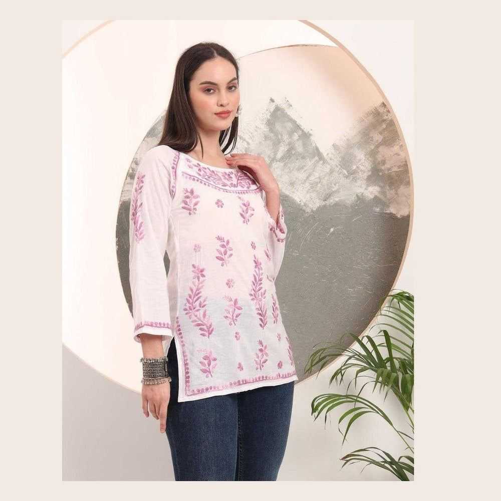 Pure Handmade Short Kurti Tops by Zome – Stylish, Comfortable