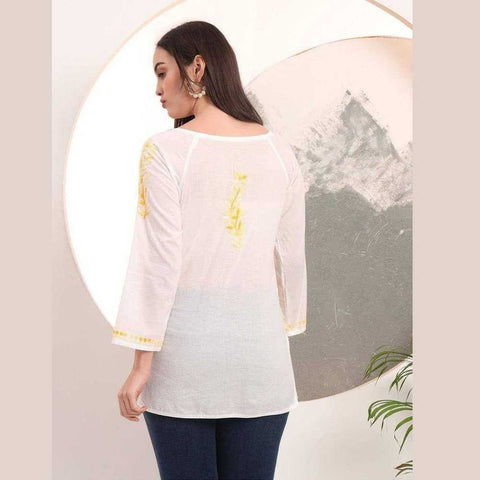 Pure Handmade Short Kurti Tops by Zome – Stylish, Comfortable