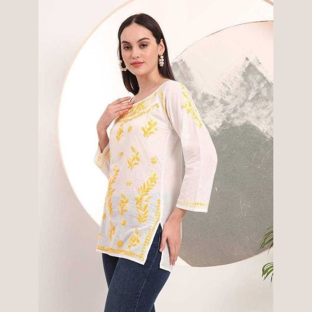 Pure Handmade Short Kurti Tops by Zome – Stylish, Comfortable