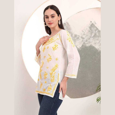 Pure Handmade Short Kurti Tops by Zome – Stylish, Comfortable