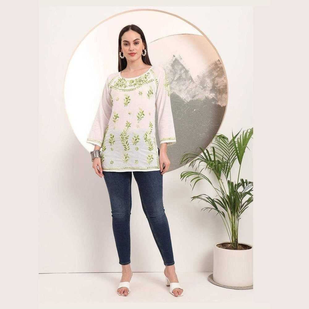 Pure Handmade Short Kurti Tops by Zome – Stylish, Comfortable