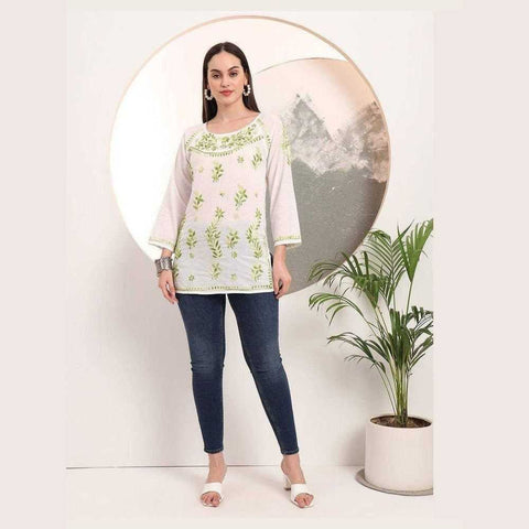 Pure Handmade Short Kurti Tops by Zome – Stylish, Comfortable
