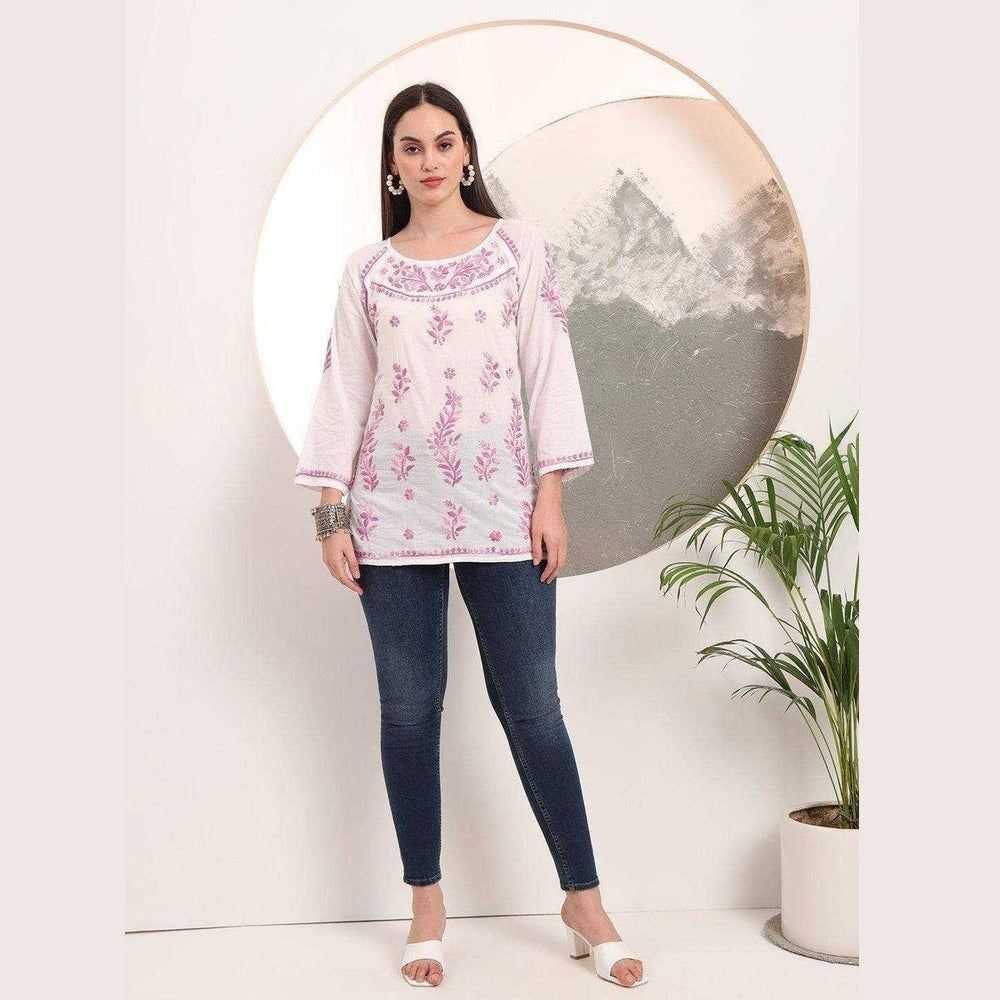 Pure Handmade Short Kurti Tops by Zome – Stylish, Comfortable