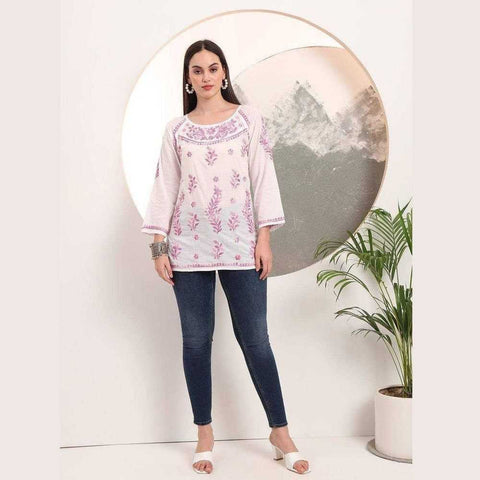 Pure Handmade Short Kurti Tops by Zome – Stylish, Comfortable