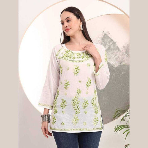 Pure Handmade Short Kurti Tops by Zome – Stylish, Comfortable