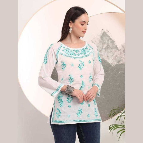 Pure Handmade Short Kurti Tops by Zome – Stylish, Comfortable