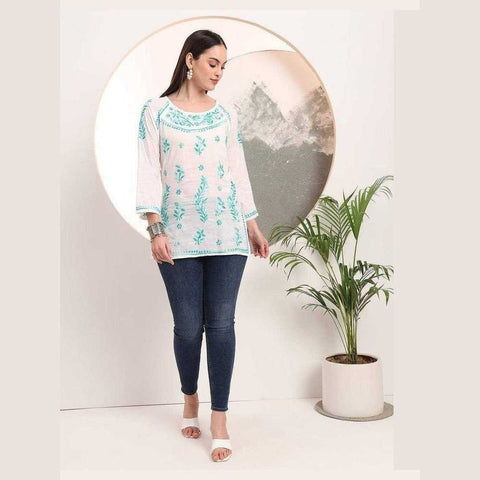 Pure Handmade Short Kurti Tops by Zome – Stylish, Comfortable