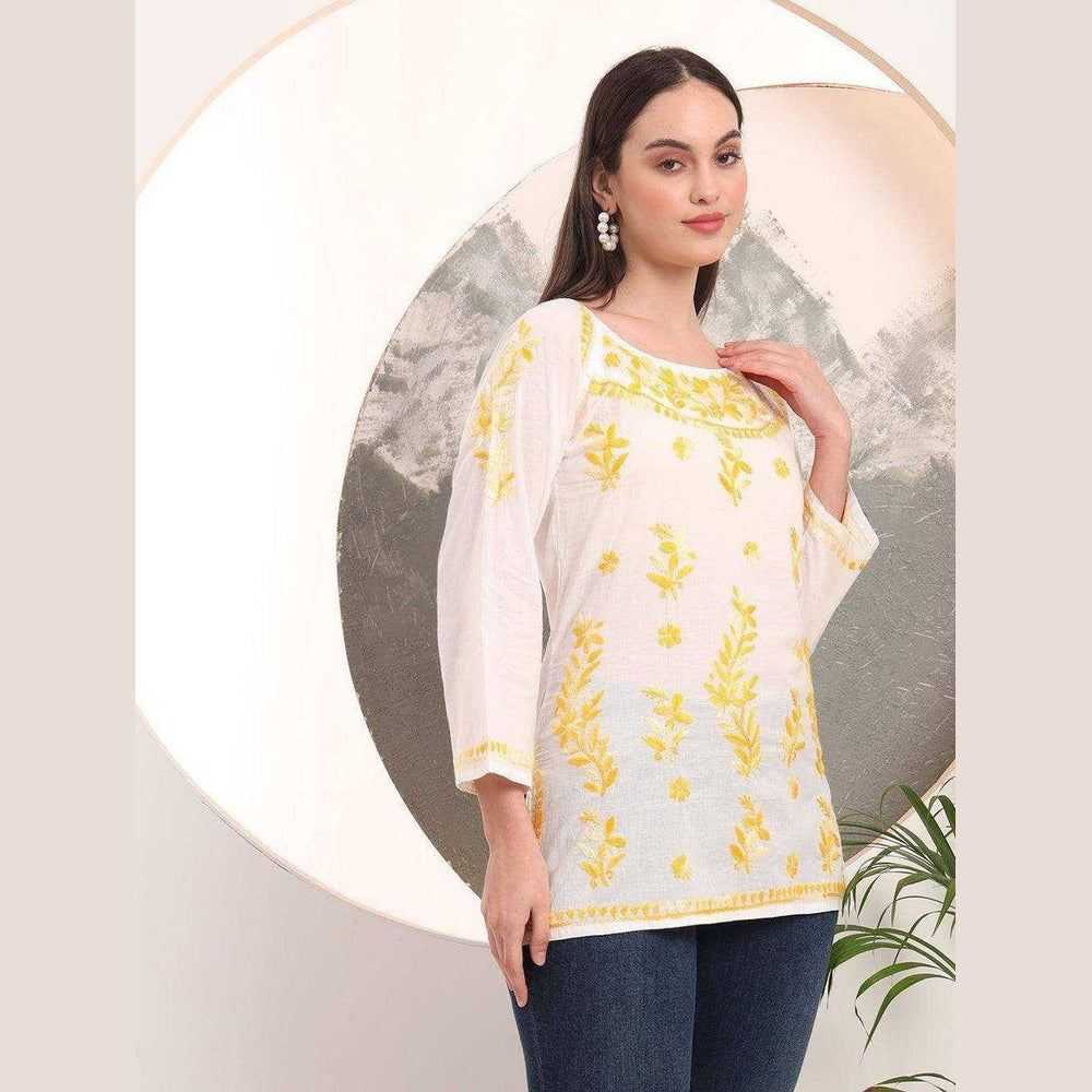 Pure Handmade Short Kurti Tops by Zome – Stylish, Comfortable
