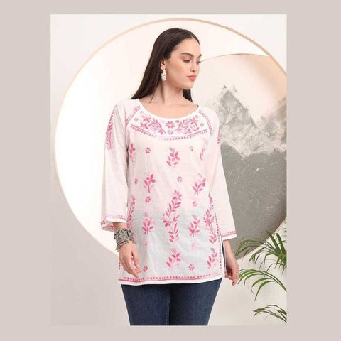 Pure Handmade Short Kurti Tops by Zome – Stylish, Comfortable