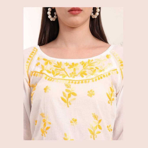 Pure Handmade Short Kurti Tops by Zome – Stylish, Comfortable